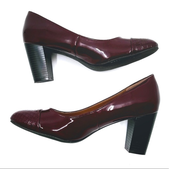 Bass Shoes - G.H. Bass & Co.Pacey Burgundy Red Wine Pumps 8M